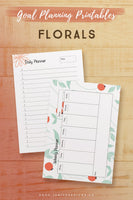 Goal Planning Printables: Florals*