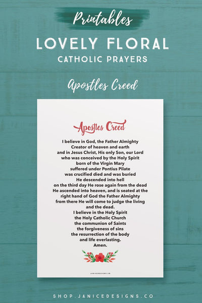 Prayer: Apostles Creed