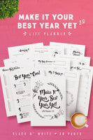 Bundle Offer: Make It Your Best Year Yet Life Planner 2.0 (60 Pages)