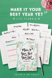 Make It Your Best Year Yet Life Planner (Color)