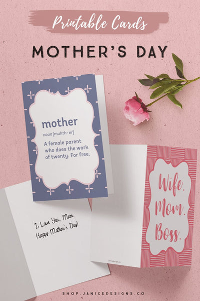 Mother's Day Printable Cards*