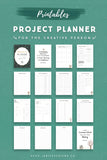 Project Planner for the Creative Person (16 Pages)