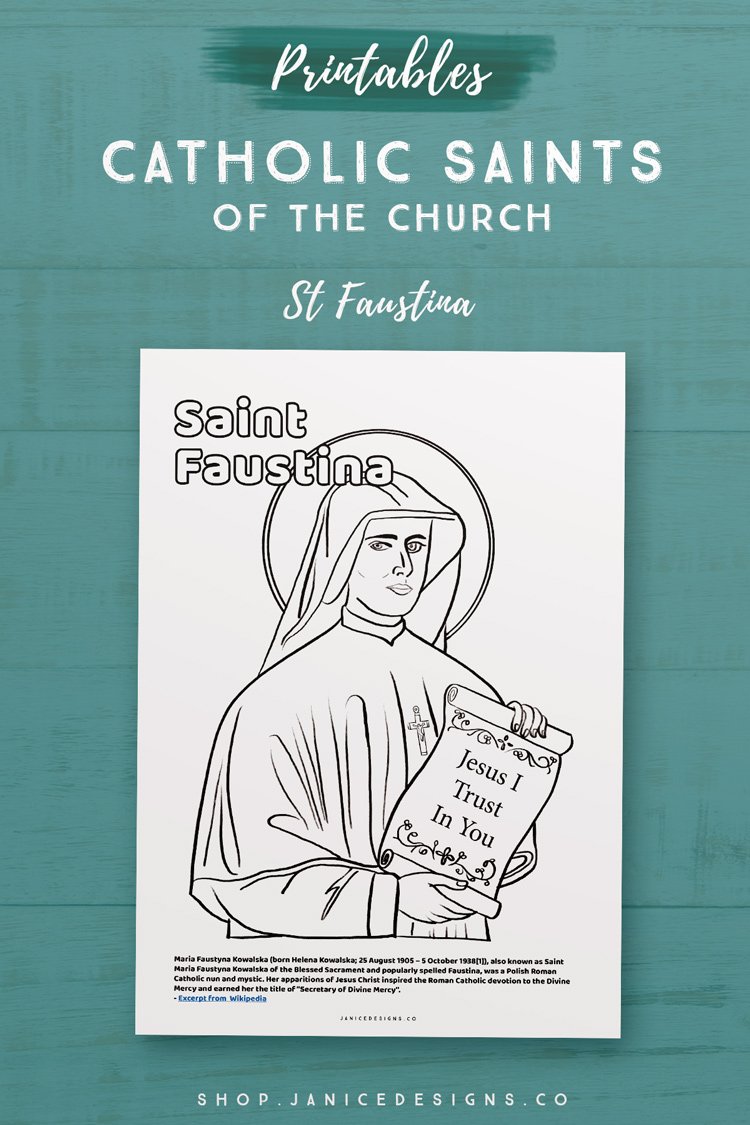 Printable Catholic Printable Coloring Pages Of Catholic Saints