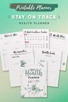 Stay on Track Health Planner (12 Pages)
