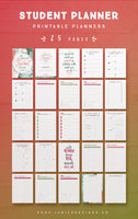 Outstanding Student Planner Printables (25 Pages)