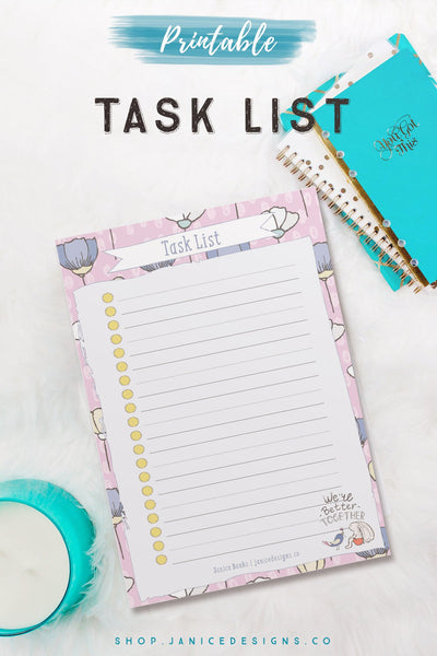 Task List Printable