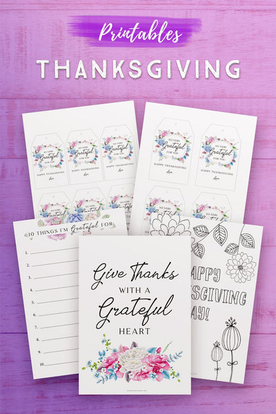 Thanksgiving Printables Set*